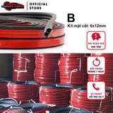 8met Gioăng cao su chống ồn chữ B cho ô tô | Ron cao su chữ B cách âm chống ồn cho xe hơi