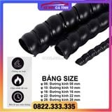 Dây bọc bảo vệ dây rửa xe cao áp, ống xoắn ruột gà cường lực loại tốt hàng chuyên dụng bó dây bọc ống nhiều kích thước