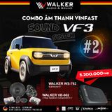 Loa COMBO Âm thanh Ô tô Walker Germany cho Vinfast VF 3 hàng cao cấp, Cấu hình âm thanh đẳng cấp