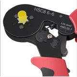 Kìm bấm cos lục giác HSC8 6-6A - Kìm cos bấm chắc chắn - Bấm cos dây điện tối đa 6.0 mm²