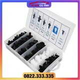 Bộ 100 Chốt Vít Vặn Các Bộ Phận Trên Xe Hơi Chất Liệu Nhựa Kèm Hộp Đựng