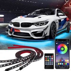 Dải đèn LED gầm xe trang trí khung xe ô tô Thanh đèn LED neon RGB Đèn trang trí dưới gầm xe ưu đãi