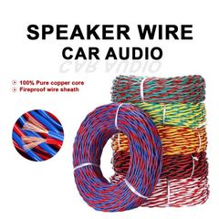Dây xoắn Audio 1.5mm, Dây tín hiệu âm thanh cao cấp, lõi đồng nguyên chất ( giá cho 1 mét cặp 2 dây)