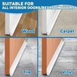 Mút Xốp vỏ da PU chặn mất nhiệt điều hòa dán chân cửa cách âm chống ồn ngăn côn trùng dài 93cm