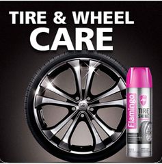 Dưỡng lốp flamingo Tire Shine F010 làm mới cao su làm đen lốp