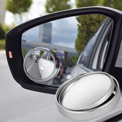 Bộ 2 gương cầu kính lồi, chiếu hậu xóa điểm mù xe hơi, ô tô, xe tải tăng độ an toàn khi tham gia giao thông