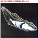 Vỏ đèn pha Toyota Vios nhựa trong suốt, dành cho Toyota Vios 2007 - 2023, Bề mặt nhựa trong suốt được phủ bằng gốm sứ chất lượng cao, chống mài mòn, chống lão hóa, bền