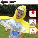 Áo mưa ngộ nghĩnh kiểu dáng con vịt cho bé năng động thích nghịch trời mưa bền bỉ màu vàng hàng cao cấp