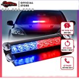 Freeship đèn nháy báo động xanh đỏ phiên bản cao cấp vỏ kim loại sơn tĩnh điện