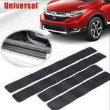 Combo 4 Miếng dán da cabon 3D trang trí loại tốt nẹp bước chân cửa sẵn keo 3M bóc dính dán bậc cửa vân da carbon