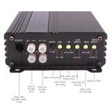 DSP 600W Cho Sub Hơi Bộ Khuếch Đại Âm Thanh Ô Tô Kênh Đơn chuyên dụng cho loa sub hơi công suất 600W Kuerl K-600.1D