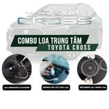 Combo kèm dưỡng loa Loa trung tâm, Loa Mid dành cho Toyota Cross hãng Walker VMM35 CAR AUDIO kèm phụ kiện Hàng Cao cấp