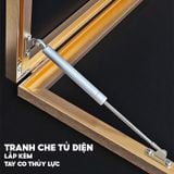 Tranh che ổ điện, attomat khung nhôm cao cấp có pitton thủy lực, chắc chắn, tranh gỗ MDF 4 lớp nghệ thuật