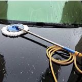 Chổi rửa xe ô tô 2 trong 1 kèm vòi nước đa năng tiện lợi hàng tốt bền bỉ tạo bọt, cây lau xe xịt nước