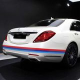 Hình dán xe hơi decal kiểu dành cho xe Đức ,Ý, Pháp, M sport dài 1m chất liệu vinyl sẵn keo bóc dính màu sắc nét