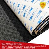 Tấm mút tiêu âm 3M™ 9448A ô tô Phụ kiện ô tô Tấm lót cách nhiệt Giảm âm thanh Chống ồn 80* 50 * 1.5cm