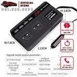 Adapter Đổi điện tẩu sạc 12v ra 220v cắm laptop, Bộ Chuyển Đổi Nguồn Điện 12v Sang 220v 12v / 24v Chuyên Dụng Cho Xe Hơi
