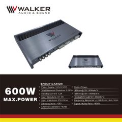 DSP V-WALKER AM-95.4, Amply xe hơi 4 kênh của Đức dành cho combo âm thanh cao cấp cho 4 Loa cánh