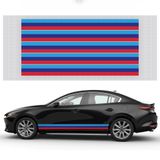 3 mét Decal Tem Sườn Xe Ô Tô chọn mẫu Mẫu Cờ Đức, Pháp, Italy, Performance, Decal Dán Sườn Xe Ô Tô Đẹp Nhất
