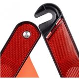 Biển tam giác phản quang cảnh báo đỗ xe an toàn có thể gấp gọn, mang theo tiện lợi