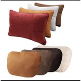 Bộ Gối kê đầu cho xe hơi da lộn kiểu dáng cao cấp hàng tốt