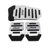 Bộ đệm chân côn phanh ga cho xe ô tô số sàn nhiều màu thể thao kim loại phối cao su nhám chống trượt