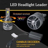 Đèn Pha/ Cos Ô tô, Đèn Led V95-Pro 6000K Canbus cắm chân đèn nguyên bản dòng cao cấp ống đồng đen siêu bền chân H4, H7