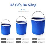 Phụ kiện ô tô |  Xô Đựng Nước Gấp Gọn – Dùng Đựng Nước Rửa Xe Và Làm Xô Câu Cá Tiện Lợi