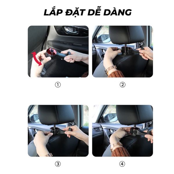 móc treo đồ ô tô