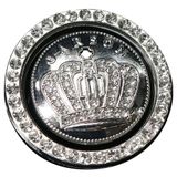 Nút Start Stop Ô Tô Đính Đá Hình Vương Miện - Trang Trí Nút Khởi Động Xe Khuyến mại