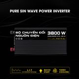 Bộ kích nguồn điện inverter 12V lên 220V công suất 800 W 2000W Sin chuẩn (Đồng hồ hiển thị công suất và điện áp)