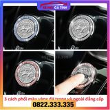 ⚡️FREESHIP TỪ 50K⚡️Vòng Đá-Logo Trang Trí Nút Khởi Động START STOP Của Xe Hơi Bằng Đá Cực Sang Trọng