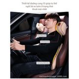 Gối tựa đầu và lưng cao su non hàng đẹp để ghế ô tô, văn phòng siêu tiện lợi phù hợp mọi loại xe