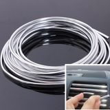 10m Nẹp viền chữ u mạ crom bảo vệ xe ô tô, nẹp viền cửa mạ crom trang trí và chống xước viền cửa ô tô
