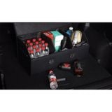 Thùng đựng đồ đa năng cốp sau ô tô bọc da cao cấp , có nắp gấp, gọn gàng , có khoá, lõi gỗ cứng cáp chắc chắn