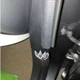 Gioăng cao su nguyên bản cho xe ô tô thay thế cho gioăng cốp xe, cửa xe ô tô loại lõi thép, cao su đen chất liệu ECPD