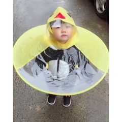 Áo mưa con vịt, ao mưa trẻ em, áo mưa ngộ nghĩnh, áo mưa dễ thương,