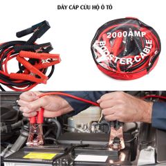 Dây câu bình ắc quy ô tô, nạp acquy xe máy, chất lượng cao tải 500A