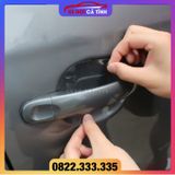 Bộ 4 miếng decan dán hõm tay cửa chống trầy hõm tay nắm cửa trên xe oto