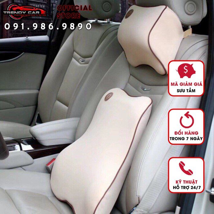 Gối Tựa Đầu, Gối Tựa Lưng Cao Su Non Cao Cấp