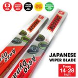 Gạt Mưa Ô Tô Silicone hàng xuất Nhật Bản hiệu Dragon đỏ công nghệ mới gạt siêu sạch mút kính