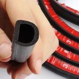 Gioăng chữ D chống ồn cách nhiệt cánh cửa xe ô tô sẵn băng keo bóc dán