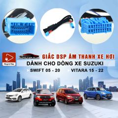 Dây cắm Amply / DSP kết nối đầu zin cho xe ô tô SUZUKI SWIFT, SUZUKI VITARA CHUẨN PLUG AND PLAY