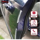 Bộ 8 Miếng Dán Bảo Vệ Tay Nắm Cửa Xe Hơi Bằng Cao Su Mềm Trong Suốt Chống Trầy Xước