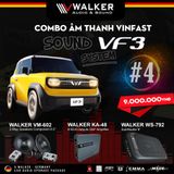 Loa COMBO Âm thanh Ô tô Walker Germany cho Vinfast VF 3 hàng cao cấp, Cấu hình âm thanh đẳng cấp