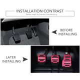 Bộ ốp trang trí bàn đạp chân ga chân phanh bằng hợp kim nhôm và cao su chống trượt cao cấp cho xe ô tô kểu dáng thể thao