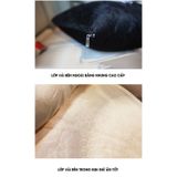 Chăn lông tuyết kiêm gối ô tô Lexus gấp gọn khóa kéo vải nhung hàng cao cấp cho ô tô chống lạnh trên ô tô thêm sang