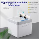 [ tặng sạc USB]Hộp đựng tăm cảm ứng tự động hồng ngoại sang trọng hiện đại loại tốt, tự động lấy tăm, , phụ kiện nhà bếp
