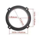 Dưỡng loa cánh ô tô 6.5 inch Huyndai và Kia cỡ 16.5cm kích thước chuẩn bắt ốc vít din cho I10, Santafe, Forte, Sorento