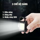 Đèn Led Cob có Móc cài chìa khóa Cầm Tay Mini Đèn Làm Việc /Đèn Pin Khẩn Cấp Led Ngoài Trời 800 Lumens Chạy Bằng Usb